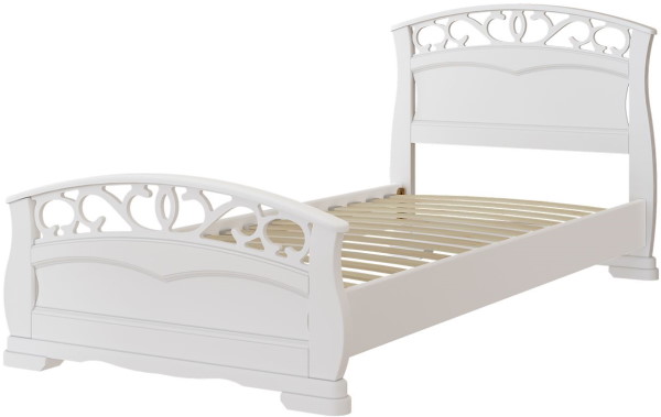 Фото Кровать односпальная Грация-1 (СМ 90х200) без основания с универсальными царгами от производителя Браво-мебель в Керчи по цене 18&nbsp;520 ₽