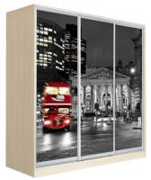 Фото shkaf-kupe-s-fotopechatyu шкаф-купе оскар 3 (1,77х0,6х2,3 - 3 двери) производитель Мебель Маркет