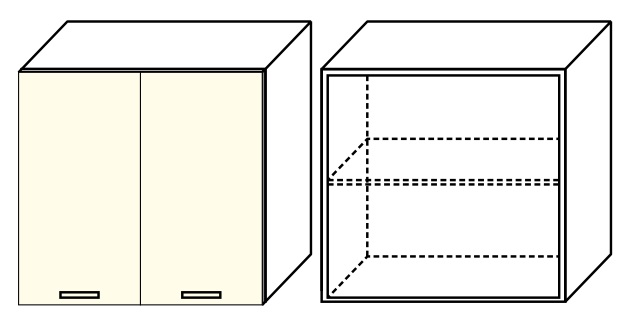 Фото Кухня Диана-4 (ЛДСП) шкаф настенный 1000 (ШВ-101) от производителя Фант-мебель в Керчи по цене 3 380 ₽