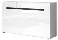 Комод-3D3S typ 43 Hektor (белый ламинат-белый глянец (Helvetia) ) в Керчи от производителя 