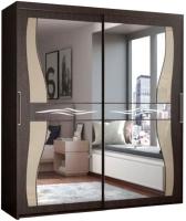 Фото shkaf-kupe-v-prikhozhuyu шкаф-купе крафт-5 (2 двери) производитель Мебелони