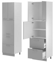 Кухня Монс пенал ПСВ-62 (белый, графит,(Леко)) в Керчи от производителя 