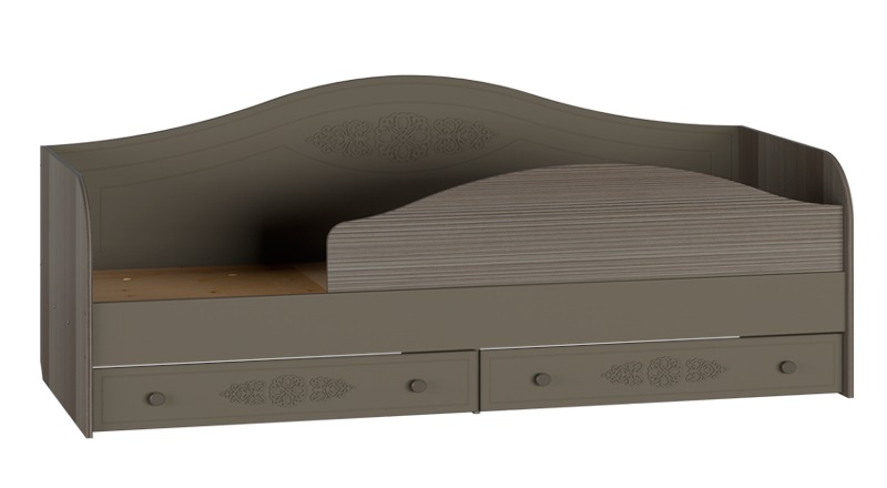 Фото Кровать односпальная Ассоль плюс АС-10 (СМ 80х200) комплектуется настилом от производителя Компасс в Керчи по цене 27 800 ₽