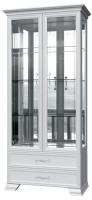 Фото gostinaya-gratsiya шкаф с витриной грация (2 дв) 4 стекла производитель Браво-мебель