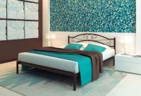 Фото metallicheskie-krovati кровать двуспальная надежда (см 140х200) ламели производитель Милсон