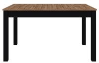 Стол обеденный Loft STO (мдф, лдсп-дуб вотан,  черный (Black Red White (БРВ)) ) в Керчи от производителя в интернет магазине Планета Комфорта Стол обеденный Loft STO (мдф, лдсп-дуб вотан,  черный (Black Red White (БРВ)) ) в Керчи от производителя