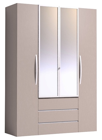 Фото Шкаф Брауни (Brownie)-555 (160) четырехдверный от производителя Глазов в Керчи по цене 49 580 ₽