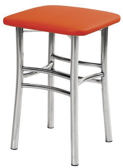 Фото Табурет Квадрат хром от производителя Мир стульев в Керчи по цене 2 020 ₽