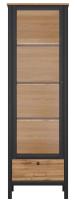 Шкаф Loft REG1W1S (дуб вотан, дуб вотан-черный (Black Red White (БРВ)) ) в Керчи от производителя в интернет магазине Планета Комфорта Шкаф Loft REG1W1S (дуб вотан, дуб вотан-черный (Black Red White (БРВ)) ) в Керчи от производителя