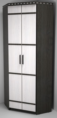 Фото Шкаф Ольга-13 (80) угловой  от производителя Фант-мебель в Керчи по цене 12&nbsp;040 ₽