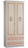 Шкаф Алиса (97) двухдверный с ящиками  (белый, крем,(Мебельсон)) в Керчи от производителя 