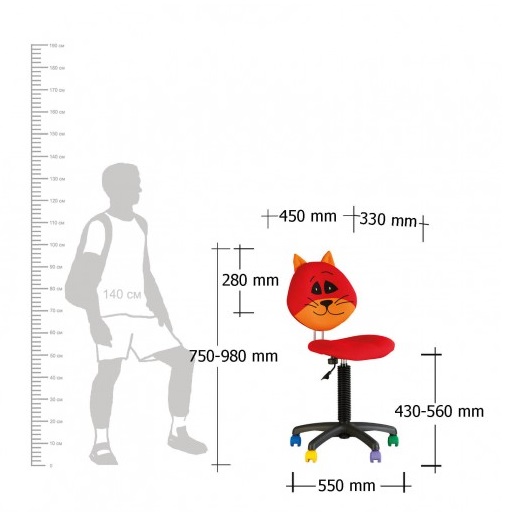 Фото Кресло компьютерное Кэт (Cat) GTS от производителя Новый стиль в Керчи по цене 6 390 ₽