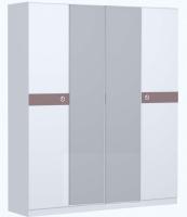 Шкаф для одежды Саманта СМ11А (дуб седан, дуб седан-кремовый,(Заречье)) в Керчи от производителя 