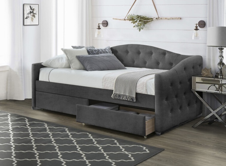 Фото Кровать односпальная Halmar Aloha (СМ 90х200) c ортопедическим основанием от производителя Halmar  в Керчи по цене 54 950 ₽