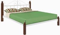 Кровать двуспальная Диана Lux (СМ 180х200) трубка металл в интернет магазине Планета Комфорта Фото derevyannye-krovati кровать двуспальная диана lux (см 180х200) трубка металл производитель Милсон