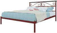 Фото metallicheskie-krovati кровать двуспальная эсмеральда (см 160х190) трубка металл производитель Милсон