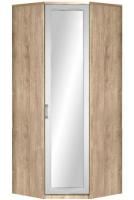 Шкаф Ивушка-10 (91) с зеркалом угловой (черный ясень , акация белая,(Марибель)) в Керчи от производителя 