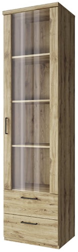 Фото Шкаф с витриной 1V2S Дорсет (Doorset) от производителя Анрэкс в Керчи по цене 16 980 ₽
