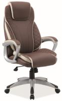 Кресло компьютерное Signal Q-391 (Материал обивки: экокожа, цвет обивки: коричневый-кремовый (Signal) ) в Керчи от производителя 