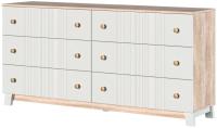 Фото komod-dlya-spalni комод ланзетти (6 ящиков) производитель Браво-мебель