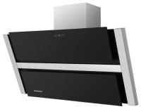 Вытяжка наклонная Ravensbourne 90 (896х243хh775(1055)) (Материал Металл/Стекло , Цвет Металлик/Черный) в Керчи от производителя 