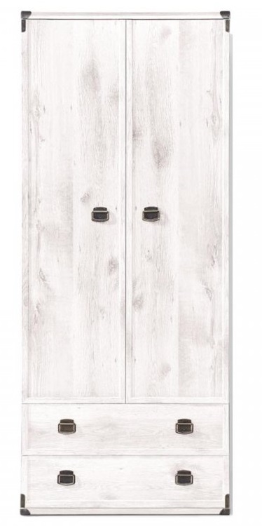 Фото Шкаф Индиана JSZFN2D2S (80) двухдверный (с полками) от производителя Black Red White (БРВ) в Керчи по цене 28 400 ₽