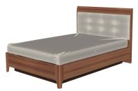 Фото krovati-s-podemnym-mekhanizmom кровать двуспальная камелия кр-1072 (см 140х200) с подъемным механизмом производитель Лером