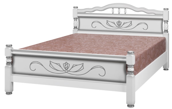 Фото Кровать односпальная Карина-5 (СМ 120х200) без основания с универсальными царгами от производителя Браво-мебель в Керчи по цене 16&nbsp;840 ₽