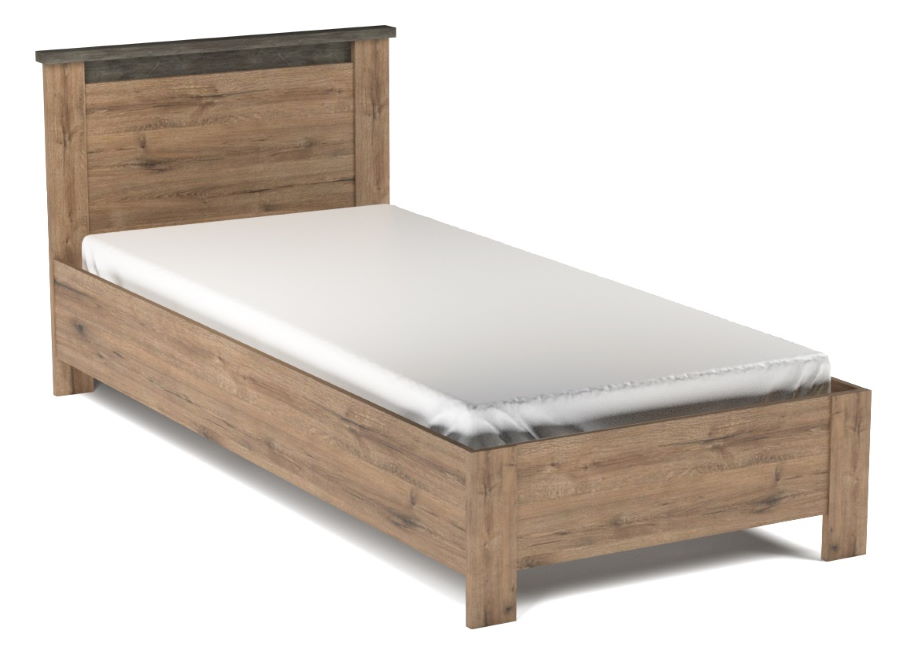 Фото Кровать односпальная Денвер (СМ 90х200) без основания от производителя СБК в Керчи по цене 10&nbsp;560 ₽