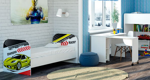 Фото Кровать детская Тойс КР-08 (СМ 80х180) в Керчи по цене 9 710 ₽ от производителя БТС, код товара 2000002504993, 2000002505006 шт Фото Кровать детская Тойс КР-08 (СМ 80х180) от производителя БТС  в Керчи по цене 9 710 ₽