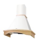 Вытяжка купольная Gretta (M) 60 (600х535хh895(1125)) (Материал Металл/Дерево , Цвет Бежевый/Неокрашено) в Керчи от производителя 