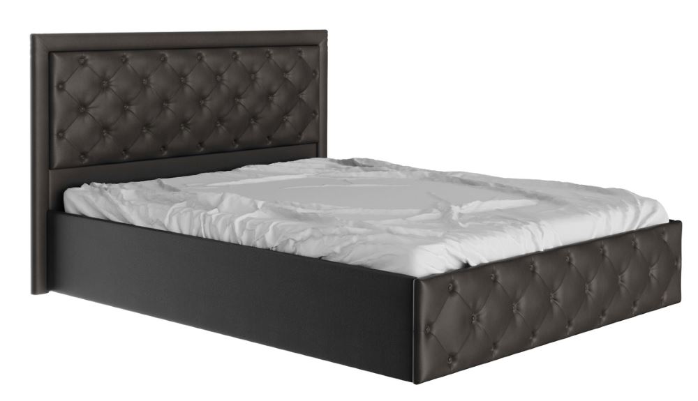 Фото Кровать двуспальная Мишель (СМ 160х200) с подъемным механизмом (пуговицы) от производителя Бон-мебель в Керчи по цене 33&nbsp;480 ₽