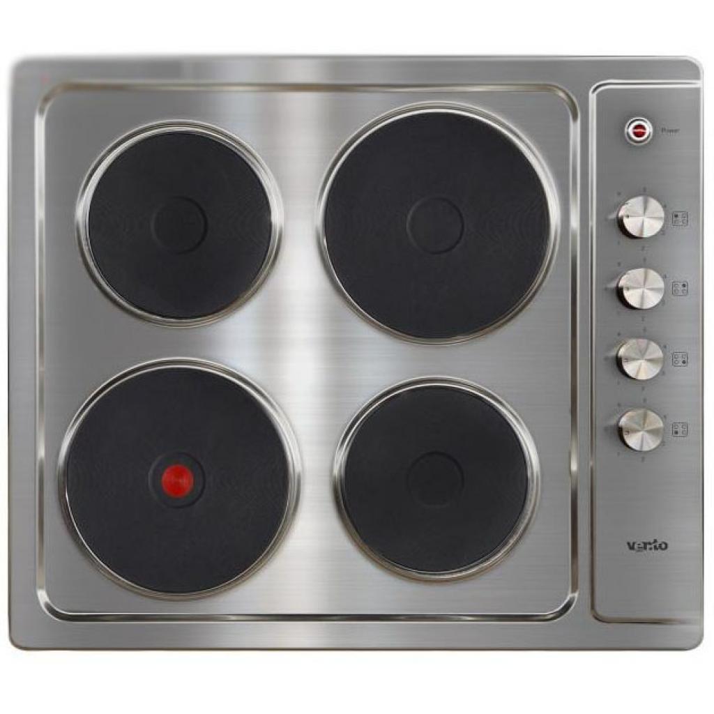 Фото Варочная поверхность электрическая 4-х конф. VENTOLUX HE604 (INOX) 1 (590х510хh30) от производителя  в Керчи по цене 7 870 ₽