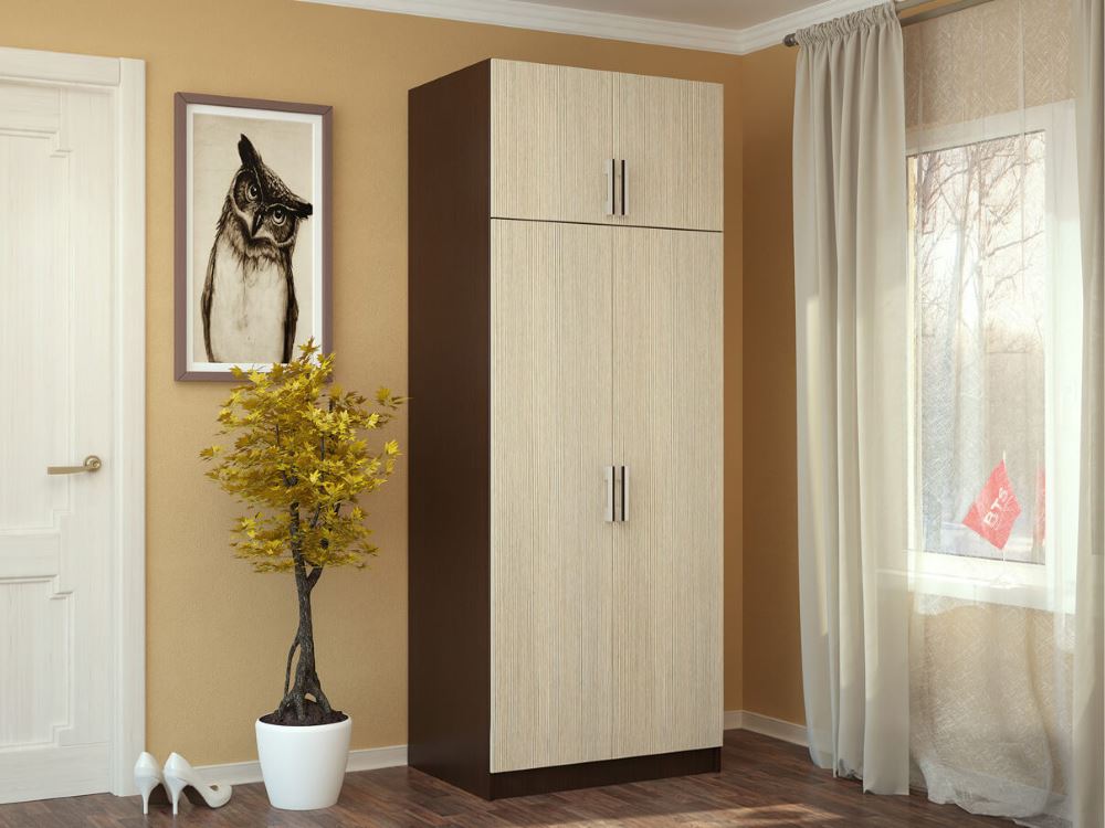 Фото Шкаф с перегородкой (80) двухдверный от производителя БТС  в Керчи по цене 10 220 ₽