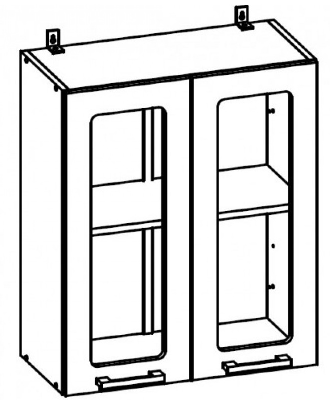 Фото Кухня Волна шкаф навесной Ш700с (72) от производителя SV-мебель в Керчи по цене 6 710 ₽