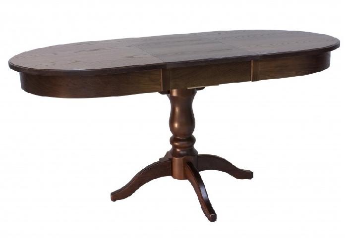 Стол обеденный Leset Вермонт 2Р (№4 массив дерева, мдф шпон-орех шоколадный,  орех шоколадный (Импэкс) ) Стол обеденный Leset Вермонт 2Р (№4 массив дерева, мдф шпон-орех шоколадный,  орех шоколадный (Импэкс) )