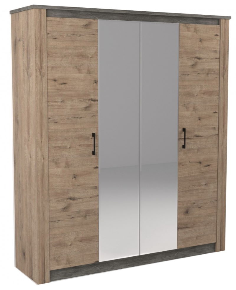 Фото Шкаф Денвер (192) четырехдверный от производителя СБК в Керчи по цене 46 000 ₽