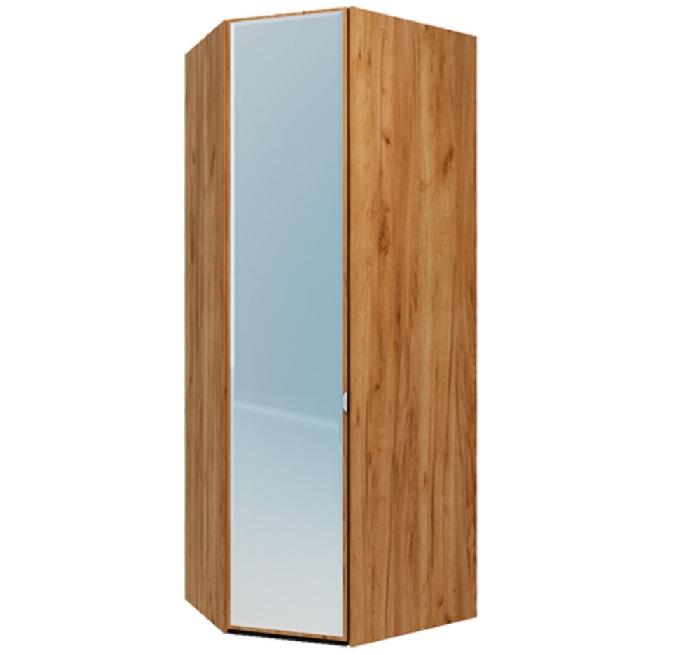 Шкаф Афина А7 (89) угловой (дуб крафт, зеркало,(Заречье))