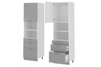 Кухня Бронкс пенал П-63 (белый, бетон,(Леко)) в Керчи от производителя 