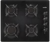 Варочная поверхность газовая 4-х конф. VENTOLUX HG640 - A1 GEE (580х500хh30)  (Материал корпуса Закалёное стекло , Цвет Черный) в Керчи от производителя 