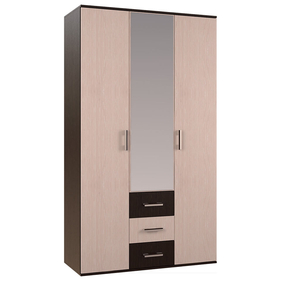 Фото Шкаф Белла (120) трехдверный  от производителя БТС  в Керчи по цене 13&nbsp;310 ₽