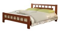 Фото derevyannye-krovati кровать односпальная натали-5 (см 90х200) без основания с универсальными царгами производитель Браво-мебель