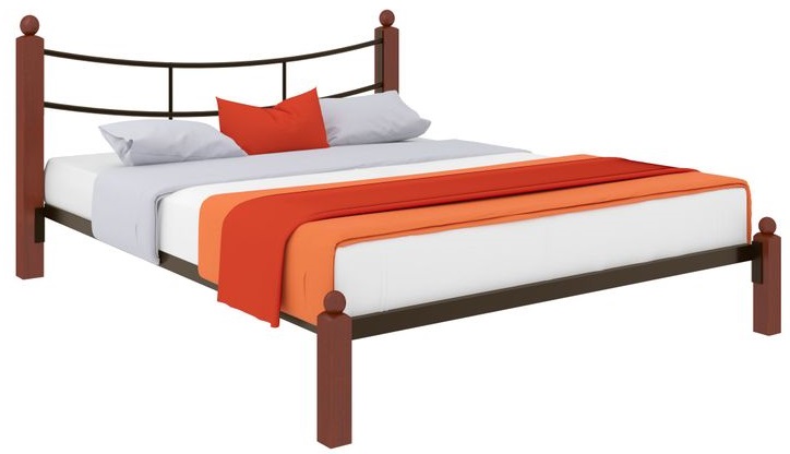 Фото Кровать двуспальная София Lux (СМ 180х200) трубка металл от производителя Милсон в Керчи по цене 19 920 ₽