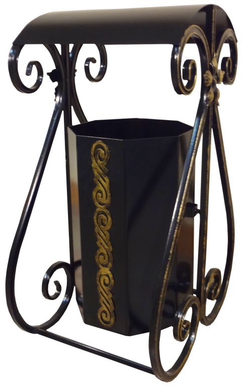 Фото Урна для мусора Ажур (320х430хh620) от производителя Металл-Конструкция в Керчи по цене 4 760 ₽