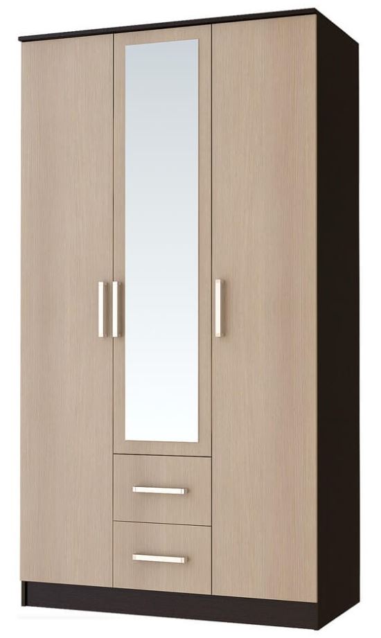 Фото Шкаф Фиеста (120) трехдверный от производителя БТС  в Керчи по цене 13 360 ₽