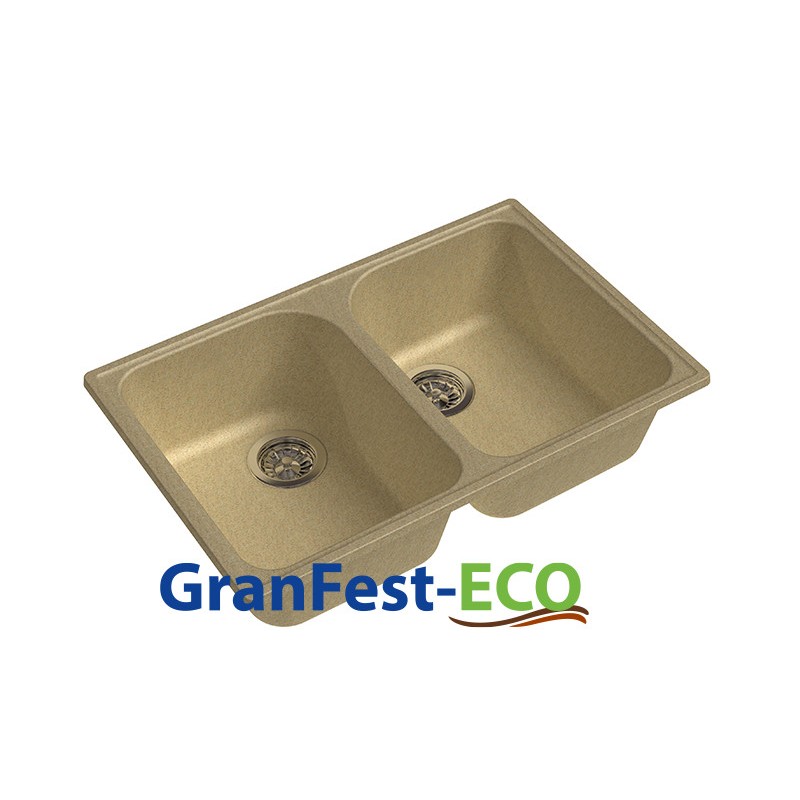 Фото Мойка Granfest eco-15 (ГР 740х480хh200) (шир.ящ.min 720) без сифона от производителя Granfest в Керчи по цене 4 750 ₽