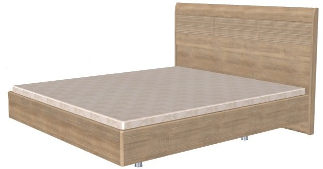 Фото Кровать двуспальная Мелисса КР-2804 (СМ 180х200) с ламельным основанием от производителя Лером в Керчи по цене 34&nbsp;700 ₽