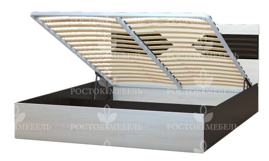 Фото Кровать двуспальная Ника-1 КД-2.9 (СМ 160х200) с подъемным механизмом от производителя Росток в Керчи по цене 26 360 ₽