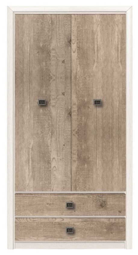 Фото Шкаф Коен SZF2D2S (104) двухдверный от производителя Black Red White (БРВ) в Керчи по цене 28&nbsp;400 ₽