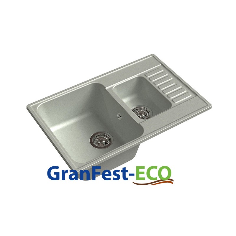 Фото Мойка Granfest eco-21К (ГР 740х480хh200) (шир.ящ.min 720) без сифона от производителя Granfest в Керчи по цене 4 100 ₽